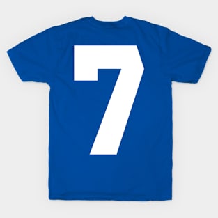 Number 7 Sports Gift T-Shirt